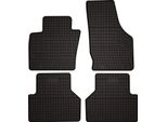 Tappetini Auto In Gomma Adatto Per Audi Q3 I 8U (2011-2018, Suv) Neri, Set 4 Pz, Con Fissaggi