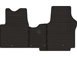 Tappetini Auto In Gomma Adatto Per Nissan NV300 (2016-, Furgone) Neri, Set 3 Pz, Con Fissaggi