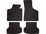 Tappetini Auto In Gomma Adatto Per Audi A3 8P (2003-2011, Hatchback, Sportback, Cabrio) Neri, Set 4 Pz, Con Fissaggi
