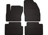 Tappetini Auto In Gomma Adatto Per Ford Kuga MK1 (2011-2013, Suv) Neri, Set 4 Pz, Con Fissaggi