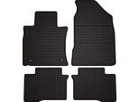Tappetini Auto In Gomma Adatto Per Ssangyong Tivoli (2015-, Suv) Neri, Set 4 Pz, Con Fissaggi