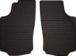 Tappetini Auto In Gomma Adatto Per Opel Corsa C (2000-2006, Hatchback 1ª Fila) Neri, Set 4 Pz, Con Fissaggi