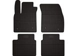 Tappetini Auto In Gomma Adatto Per Ford Focus MK4 (2018-, Hatchback, Berlina, Station Wagon, Turnier, Turnier Active) Neri, Set 4 Pz, Con Fissaggi