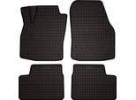 Tappetini Auto In Gomma Adatto Per Opel Astra H (2003-2010, Berlina, Hatchback, Station Wagon, Twintop, Cabrio, Coupe) Neri, Set 4 Pz, Con Fissaggi
