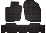 Tappetini Auto In Gomma Adatto Per Toyota RAV4 Iii (2006-2013, Suv) Neri, Set 4 Pz, Con Fissaggi