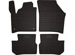 Tappetini Auto In Gomma Adatto Per Skoda E-Citigo (2019-, Hatchback) Neri, Set 4 Pz, Con Fissaggi