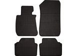 Tappetini Auto In Gomma Adatto Per Bmw 3 E92 (2004-2011, Coupe) Neri, Set 4 Pz, Con Fissaggi