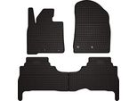 Tappetini Auto In Gomma Adatto Per Toyota Land Cruiser J200 Fl (2015-, Fuoristrada) Neri, Set 4 Pz, Con Fissaggi