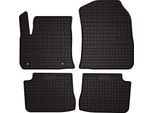 Tappetini Auto In Gomma Adatto Per Opel E-Corsa F (2019-, Hatchback) Neri, Set 4 Pz, Con Fissaggi
