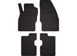Tappetini Auto In Gomma Adatto Per Opel Corsa E (2015-2020, Hatchback) Neri, Set 4 Pz, Con Fissaggi
