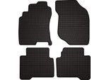 Tappetini Auto In Gomma Adatto Per Nissan X-Trail I T30 (2001-2007, Suv) Neri, Set 4 Pz, Con Fissaggi