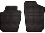 Tappetini Auto In Gomma Adatto Per Skoda Fabia Iii (2014-2022, Hatchback, Station Wagon, 1ª Fila) Neri, Set 2 Pz, Con Fissaggi