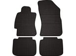 Tappetini Auto In Gomma Adatto Per Subaru Outback V (2014-2019, Station Wagon) Neri, Set 4 Pz, Con Fissaggi
