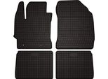 Tappetini Auto In Gomma Adatto Per Toyota Corolla E16 (2013-2019, Berlina, Hatchback) Neri, Set 4 Pz, Con Fissaggi