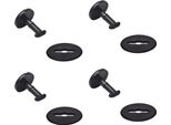 Tappetini Auto In Gomma Adatto Per Bmw 4 F36 (2014-2021, Gran Coupe) Neri, Set 4 Pz, Con Fissaggi