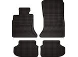 Tappetini Auto In Gomma Adatto Per Bmw 5 F10 (2010-2013, Berlina) Neri, Set 4 Pz, Con Fissaggi