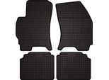 Tappetini Auto In Gomma Adatto Per Ford Mondeo MK3 (2001-2007, Station Wagon, Liftback, Berlina) Neri, Set 4 Pz, Con Fissaggi