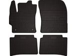 Tappetini Auto In Gomma Adatto Per Toyota Corolla E21 (2019-, Hatchback) Neri, Set 4 Pz, Con Fissaggi