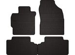 Tappetini Auto In Gomma Adatto Per Toyota Corolla E14 / E15 (2007-2012, Station Wagon, Berlina) Neri, Set 4 Pz, Con Fissaggi