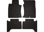 Tappetini Auto In Gomma Adatto Per Toyota Land Cruiser J120 (2002-2009, 5 Porte) Neri, Set 4 Pz, Con Fissaggi