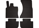 Tappetini Auto In Gomma Adatto Per Porsche Macan (2013-, Suv) Neri, Set 4 Pz, Con Fissaggi