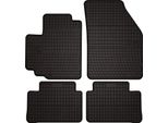 Tappetini Auto In Gomma Adatto Per Suzuki Alto Viii (2009-2015, Hatchback) Neri, Set 4 Pz, Con Fissaggi