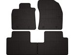 Tappetini Auto In Gomma Adatto Per Toyota Avensis Iii T27 (2009-2018, Station Wagon, Liftback, Berlina) Neri, Set 4 Pz, Con Fissaggi