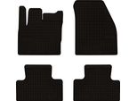Tappetini Auto In Gomma Adatto Per Range Rover Evoque (2011-2018, Suv) Neri, Set 4 Pz, Con Fissaggi