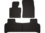 Tappetini Auto In Gomma Adatto Per Range Rover Iii L322 Vogue (2001-2012, Suv) Neri, Set 4 Pz, Con Fissaggi
