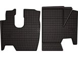 Tappetini Auto In Gomma Adatto Per Mercedes Cla C117 (2013-2019, Berlina) Neri, Set 4 Pz, Con Fissaggi