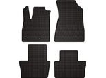 Tappetini Auto In Gomma Adatto Per Renault Arkana (2021-, Crossover, Mild Hybrid) Neri, Set 4 Pz, Con Fissaggi