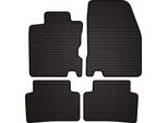 Tappetini Auto In Gomma Adatto Per Renault Kadjar (2015-2022, Suv) Neri, Set 4 Pz, Con Fissaggi