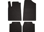 Tappetini Auto In Gomma Adatto Per Peugeot 607 (1999-2010, Berlina) Neri, Set 4 Pz, Con Fissaggi