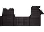 Tappetini Auto In Gomma Adatto Per Renault Master Ii Fl (2003-2010, Furgone) Neri, Set 3 Pz, Con Fissaggi