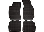 Tappetini Auto In Gomma Adatto Per Skoda Superb I (2001-2008, Berlina) Neri, Set 4 Pz, Con Fissaggi