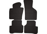 Tappetini Auto In Gomma Adatto Per Volkswagen Passat B7 (2010-2014, Berlina, Station Wagon, Variant, Alltrack) Neri, Set 4 Pz, Con Fissaggi
