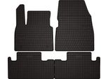 Tappetini Auto In Gomma Adatto Per Renault Megane E-Tech (2022-, Crossover) Neri, Set 4 Pz, Con Fissaggi