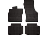 Tappetini Auto In Gomma Adatto Per Volkswagen Passat B8 (2015-2022, Berlina, Station Wagon, Variant, Alltrack) Neri, Set 4 Pz, Con Fissaggi