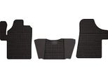 Tappetini Auto In Gomma Adatto Per Mercedes Viano W639 (2003-2014, Furgone) Neri, Set 3 Pz, Con Fissaggi