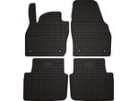 Tappetini Auto In Gomma Adatto Per Skoda Kamiq (2019-, Crossover) Neri, Set 4 Pz, Con Fissaggi