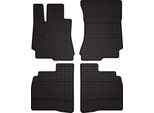 Tappetini Auto In Gomma Adatto Per Mercedes W221 (2005-2013, S-Klasa Berlina) Neri, Set 4 Pz, Con Fissaggi
