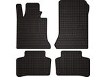 Tappetini Auto In Gomma Adatto Per Mercedes Glk X204 (2008-2015, Suv) Neri, Set 4 Pz, Con Fissaggi