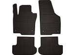 Tappetini Auto In Gomma Adatto Per Volkswagen Beetle (2012-2019, Cabrio, Coupe) Neri, Set 4 Pz, Con Fissaggi