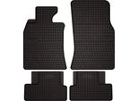 Tappetini Auto In Gomma Adatto Per Mini Cooper R56 (2006-2013, Hatchback) Neri, Set 4 Pz, Con Fissaggi