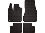 Tappetini Auto In Gomma Adatto Per Renault Twingo Iii (2014-, Hatchback) Neri, Set 4 Pz, Con Fissaggi