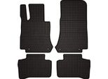 Tappetini Auto In Gomma Adatto Per Mercedes Glc X253 (2015-2022, Suv) Neri, Set 4 Pz, Con Fissaggi