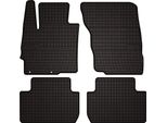 Tappetini Auto In Gomma Adatto Per Mitsubishi Eclipse Cross (2017-, Suv) Neri, Set 4 Pz, Con Fissaggi