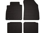 Tappetini Auto In Gomma Adatto Per Nissan Micra K14 (2017-, Hatchback) Neri, Set 4 Pz, Con Fissaggi