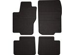 Tappetini Auto In Gomma Adatto Per Mercedes Gls X166 (2015-2019, Suv) Neri, Set 4 Pz, Con Fissaggi