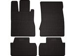 Tappetini Auto In Gomma Adatto Per Mercedes S W220 (1998-2005, Berlina) Neri, Set 4 Pz, Con Fissaggi